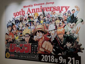 Weekly Shonen Jump con motivo de su 50 aniversario el pasado 2018.