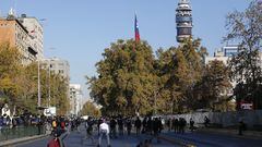 Incidentes en la Alameda: qué pasó y desvíos en Santiago hoy