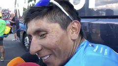 Nairo Quintana y su buen humor tras la 9na etapa del Tour
