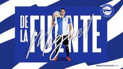 Miguel de la Fuente es presentado como nuevo jugador del Deportivo Alav&eacute;s.