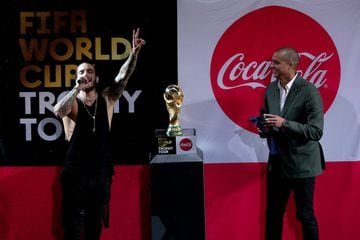 Trezeguet y Maluma despiden a la Copa del Mundo de Colombia