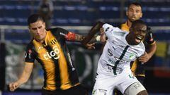Guaran&iacute; y Deportivo Cali en partido de la primera ronda de la Copa Sudamericana. 