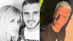 Im&aacute;genes del futbolista Mauro Icardi con su mujer y representante, Wanda Nara, y del futbolista Maxi L&oacute;pez.