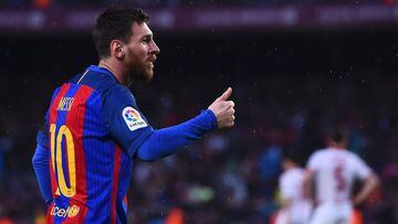 El delantero argentino del Barcelona, Leo Messi.