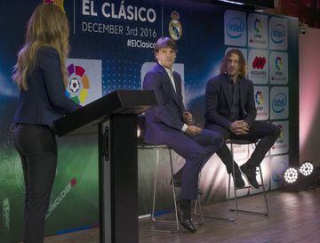 Fernando Morientes and Carles Puyol in today's event