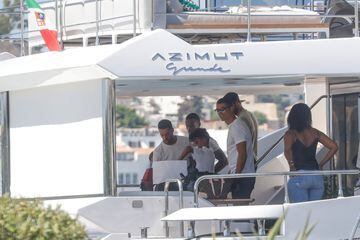 Cristiano Ronaldo y Georgina, de vacaciones en Ibiza