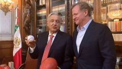 AMLO a Roger Goodell: 'El beisbol es el rey de los deportes'