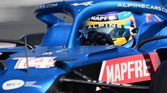 Alonso durante la carrera del GP de M&eacute;xico.