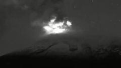 VIDEO: Así fue la actividad del volcán Popocatépetl de esta madrugada | 24 de mayo
