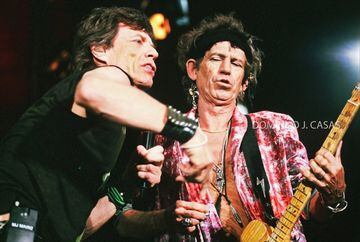 The Rolling Stones played the Calderón a total of six times. This image, from the 2003 concert.