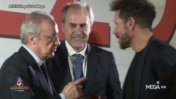 La conversación de Florentino y Simeone por el gol de su hijo en el Bernabéu