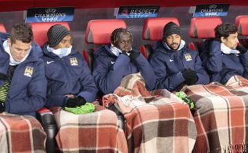 El frío de Moscú hizo estragos en la banca de Manchester City.