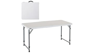 Esta mesa plegable y ajustable en cuatro suma 2.000 valoraciones en Amazon - Showroom