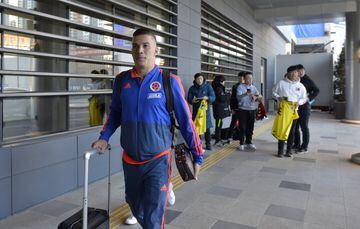 La Selección Colombia llegó a Seúl para el encuentro ante Corea del Sur.