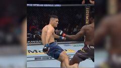 Pelea histórica en la UFC que se resuelve sin un solo puñetazo: se rompe la pierna al golpear al rival