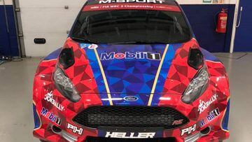Así se verá el auto con el que Pedro Heller correrá el Mundial de rally en Gales