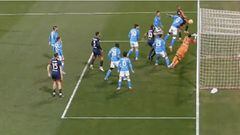 David Ospina, del error en el gol a salvar a Napoli en el final