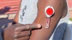 Dispositivo Tasso para la realización de test de sangre seca para el control antidopaje.