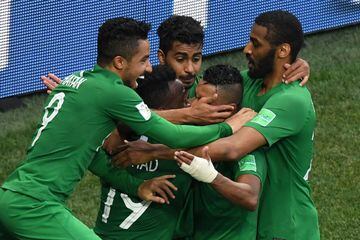 Arabia Saudita 2-1 Egipto: Las mejores postales del partido