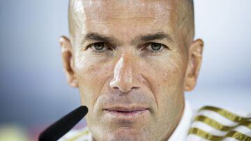 Zidane, en una conferencia de Prensa.