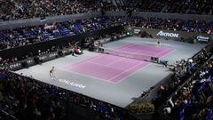 As&iacute; luce el estadio Akron druante las Semifinales del WTA Finals