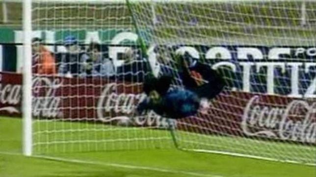 René Higuita's legendary scorpion kick lives on