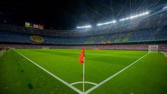 BARCELONA, SPAIN - JANUARY 25:  Spotify Camp Nou Stadium of FC Barcelona