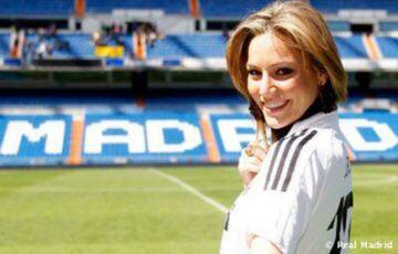 Así presumió la cantante y presentadora de TV su amor por el Real Madrid