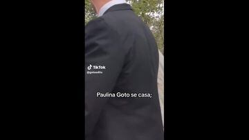Video: Así fue la boda religiosa de Paulina Goto con Rodrigo Saval 