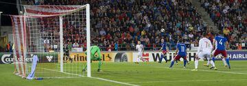 0-2. Morata marcó el segundo gol.