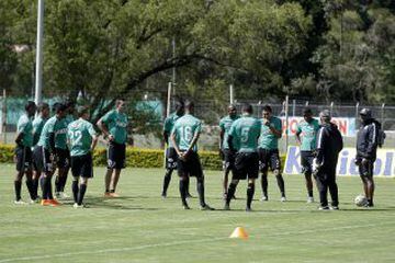 Nacional se prepara en Guarne para enfrentar en la última fecha de la Liga en Cúcuta.