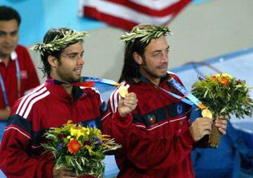 Ambos tenistas le dieron el primer oro a Chile en la historia de los Juegos Olímpicos.