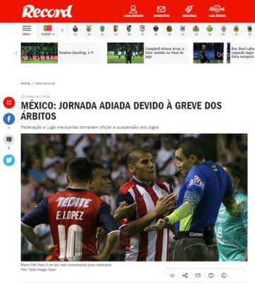 México: Se pospone partidos por golpear a dos árbitros. 