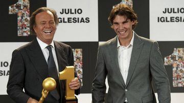 Julio Iglesias y Rafa Nadal