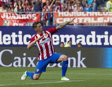 Fernando Torres' Kiko-style goal celebration.