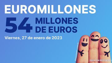 Euromillones: comprobar los resultados del sorteo de hoy, viernes 27 de enero