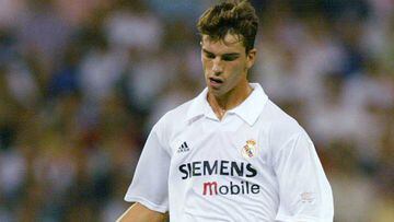Pavón, durante su época de jugador en el Real Madrid (2001-2007)
