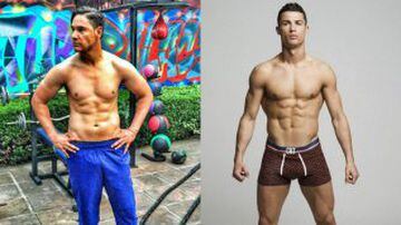 10 futbolistas que presumen músculo como Moisés Muñoz