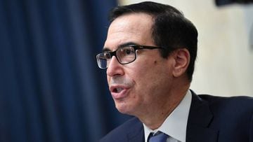 United States Secretary of the Treasury Steven Mnuchin testifies at the Senate Small Business and Entrepreneurship Hearings to examine implementation of Title I of the CARES Act on Capitol Hill in Washington, DC, U.S. June 10, 2020. Kevin Dietsch/Pool via