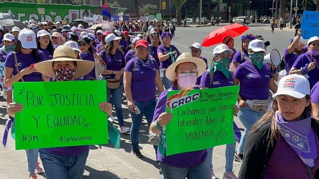 Marcha Día de la Mujer CDMX: Primeros contingentes salen de Reforma 
