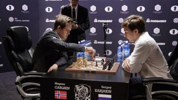Magnus Carlsen retiene con el título mundial de ajedrez