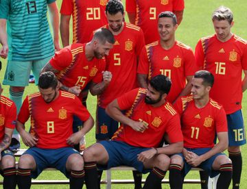 Spain's shirt for the World Cup in Russia in 2018.