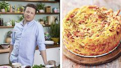 Jamie Oliver la vuelve a liar con unos espaguetis carbonara. Foto: Twitter