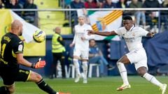 Real Madrid winger Vinícius Júnior was involved in a heated exchange with Villarreal goalkeeper Pepe Reina in the Copa del Rey tie.