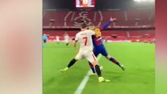 La toma inédita del Barça para denunciar que hubo penalti