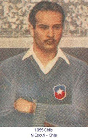 'La Roja' logró el subcampeonato de aquella edición en la cual fue anfitrión. Cayó ante Argentina en la final por 0-1. En la imagen, el arquero titular de Chile en 1955, Misael Escuti.