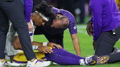 In a clash between Heisman trophy hopefuls, it was LSU’s signal caller who came out worse for wear and not because of his performance, but a brutal hit.