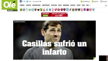 Casillas heart attack: how the international press reacted
