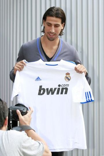 Sami Khedira arrived at the Bernabéu from Stuttgart in 2010 and spent five seasons at the club.