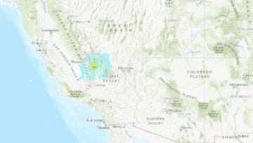 Reportan sismo de 6.1 al sureste de Lone Pine, California